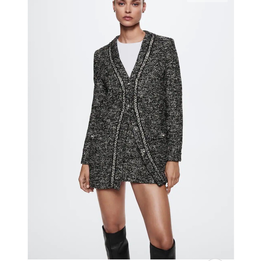 Mango Tweed Jacket